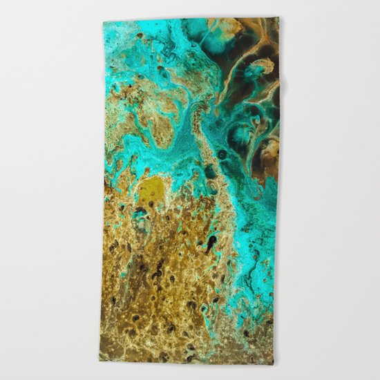 Sapphire Diver Beach Towel
