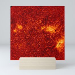 Solar Flares 2, Sept. 4, 2017 Mini Art Print | Flare, Red, Solarflare, Astrophotography, Atmosphere, Nasa, Solarsystem, Sunspot, Solar, Space 