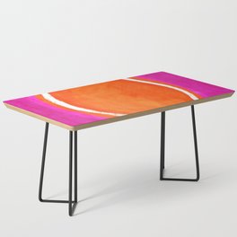 Pink Orange White Eye Catching Bright Colors Coffee Table