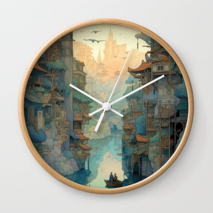 River City Gates Wall Clock