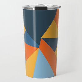 Triangle Geometric Abstract Pattern Travel Mug