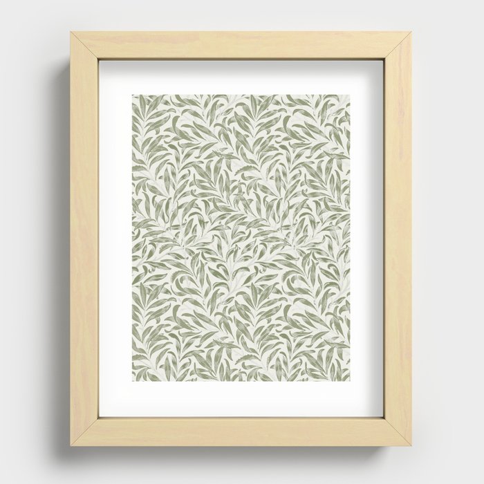 Willow Bough by William Morris (1834-1896). Original from The MET Museum. Recessed Framed Print