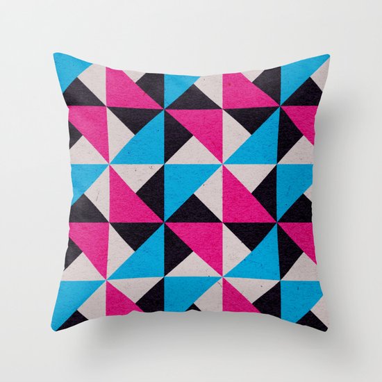 Geometrika: Jupiter Rover CM Throw Pillow