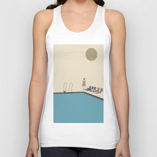 Swimming Unisex Tank Top