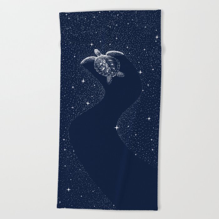 Starry Turtle Beach Towel