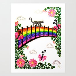The Rainbow Bridge Art Print