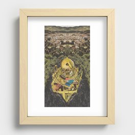 Groundworkers Recessed Framed Print