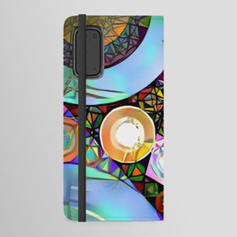 Neon Geometry Android Wallet Case