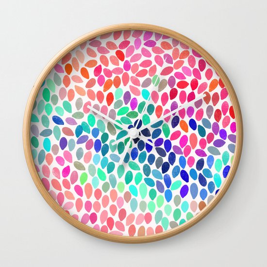 rain 12 Wall Clock