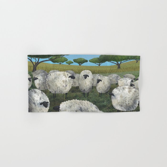 greener pasture Hand & Bath Towel