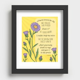 Inspirational Poem For Home and Office Recessed Framed Print