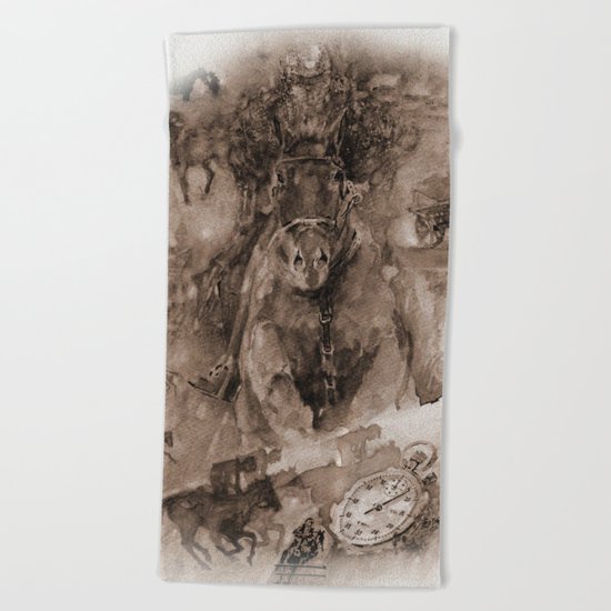 The first victory Beach Towel