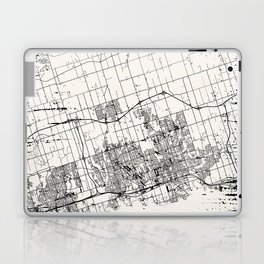 Oshawa, Canada CITY MAP Laptop Skin