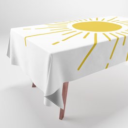 Minimalist Sun (gold) Tablecloth