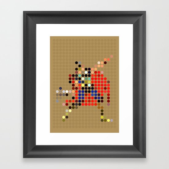 Mr Thunder Framed Art Print