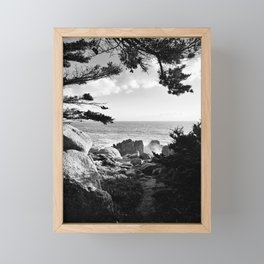 Pescadero Point California by ValerieAmber @valerieamberch Framed Mini Art Print