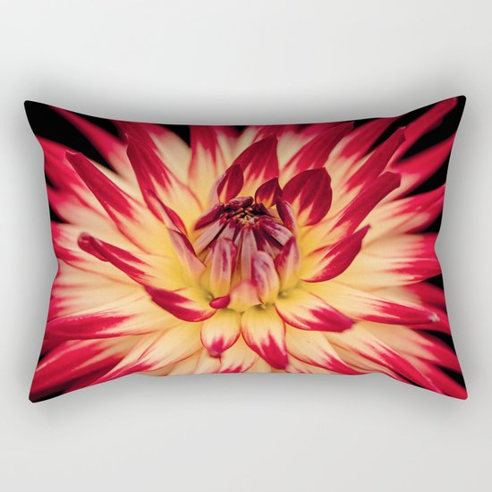 Flower red Rectangular Pillow