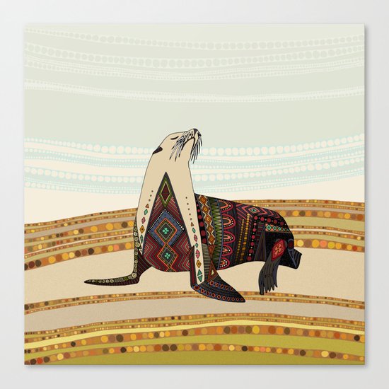 sea lion Canvas Print