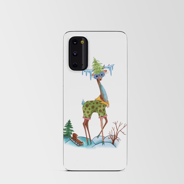 Fashion Christmas Deer 4 Android Card Case