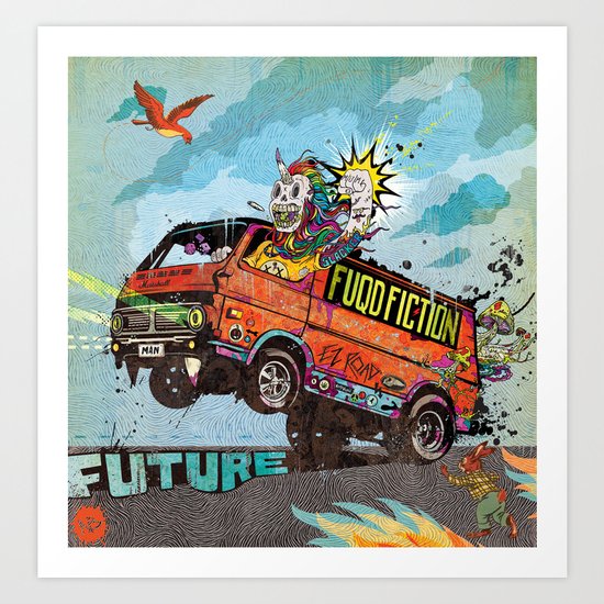 Opium Eater Art Print