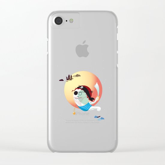 Captain Vermelho Clear iPhone Case