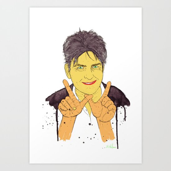 W is for Winning Art Print