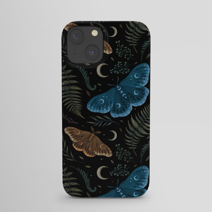 Moths and Ferns iPhone Case