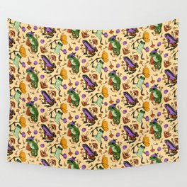 frog pattern Wall Tapestry