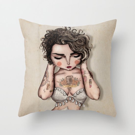 Vinila Von Bismark Throw Pillow