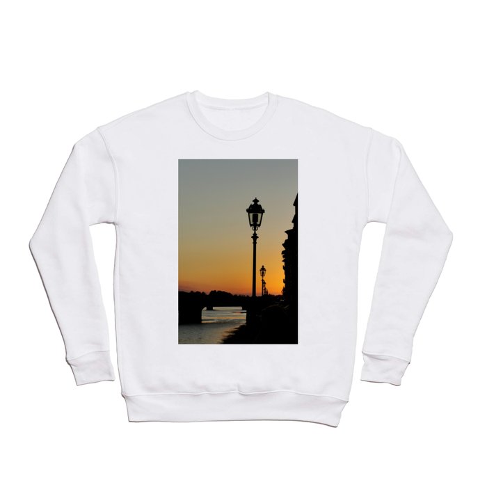 Arno River Sunset Crewneck Sweatshirt