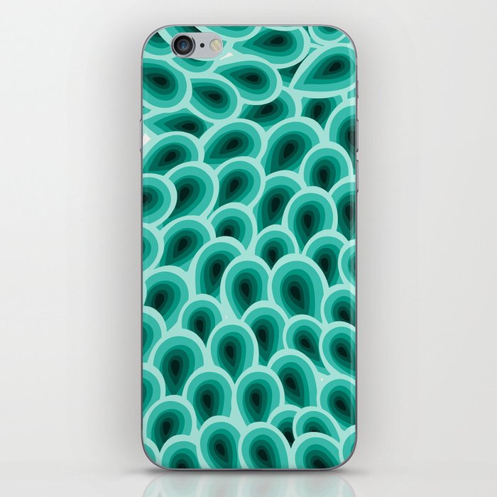 Green Life Abstract Hypnotic Pattern Design  iPhone Skin