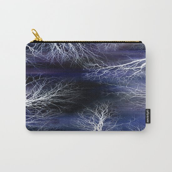 Abstract Midnight Trees Carry-All Pouch