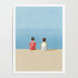 Visiting-The-Sea Poster