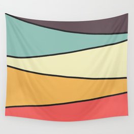Abstract Graphic Design Pastel Wall Tapestry