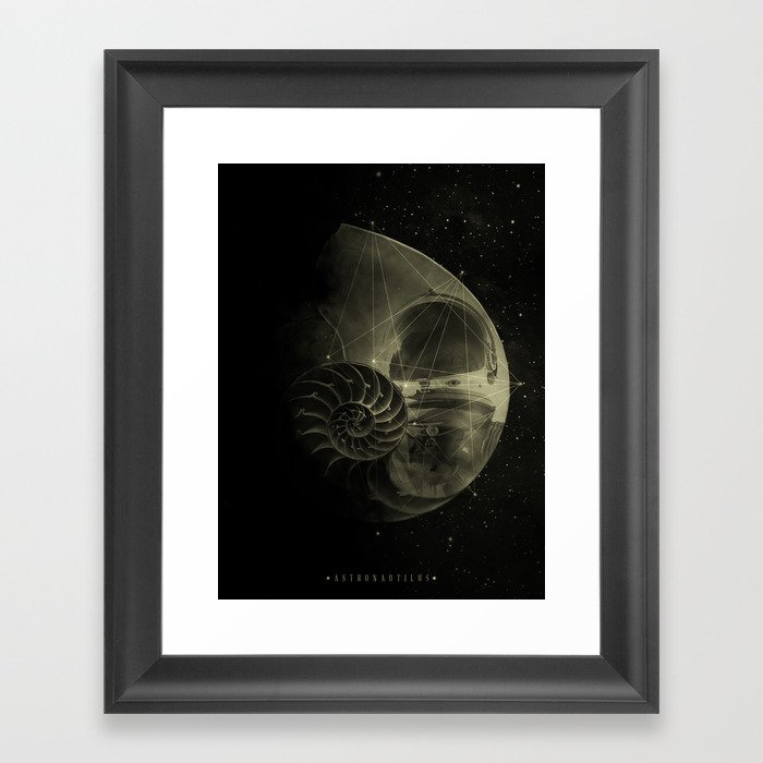 Astronautilus Framed Art Print