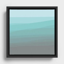 Deep Blue Sea Framed Canvas