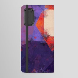 Orange Invader digital painting Android Wallet Case