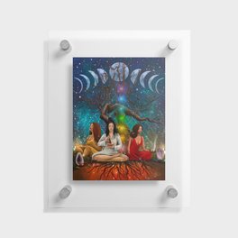 Vibrations of the Universe Floating Acrylic Print