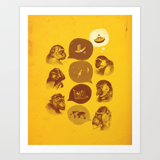 Bananaz Art Print
