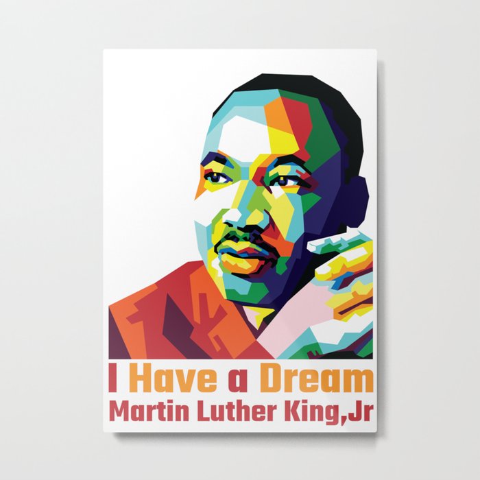 Martin Luther King Metal Print