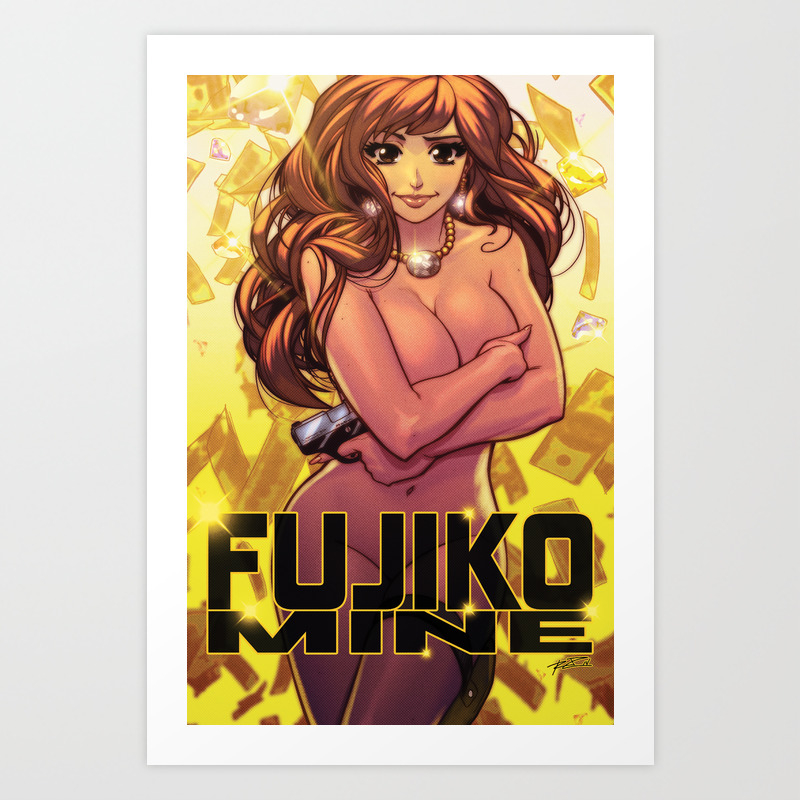 Fujiko Mine Art Print By Robaato Society6