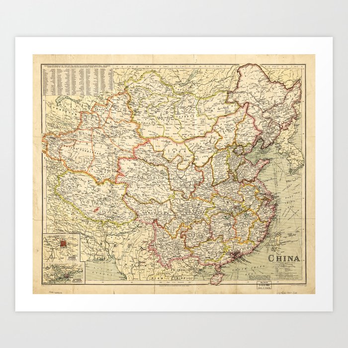 Artistic rendition of China circa 1900