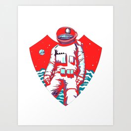 SpaceMan - Space Art Print