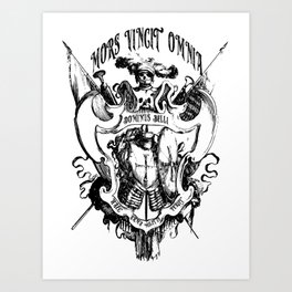 Death Reigns Over All Things Art Print