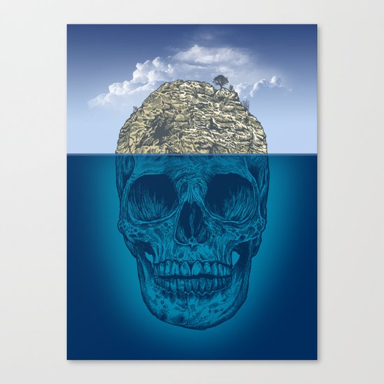 Skull Island Canvas Print