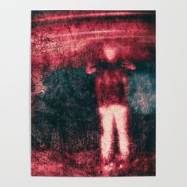 The Abduction - red Poster
