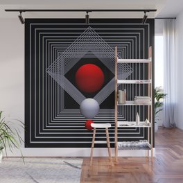 3D-geometry -20- Wall Mural