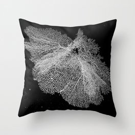 Fan Coral Throw Pillow