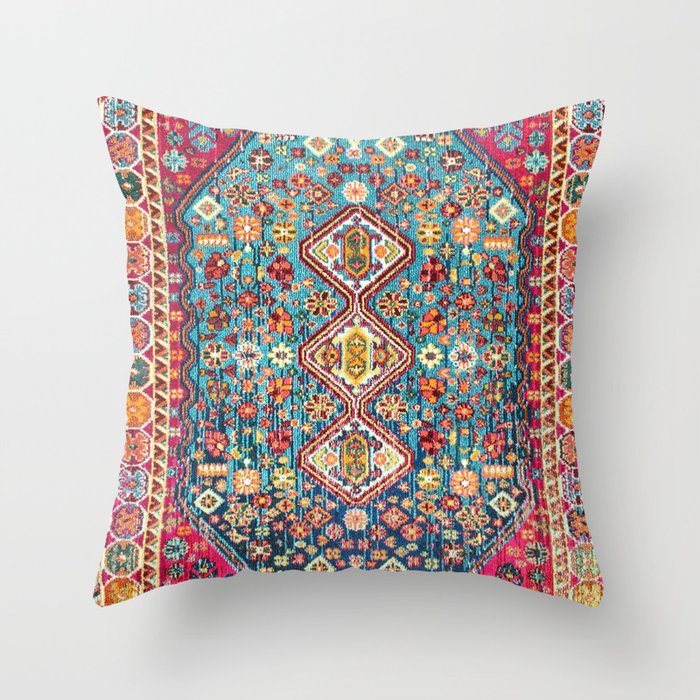 Oriental Heritage Moroccan Carpet Style Throw Pillow by Salma