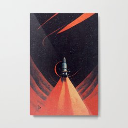 Vintage Deep Space Exploration Series - 05 Metal Print